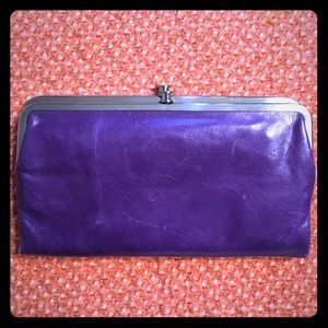 Purple Hobo clutch