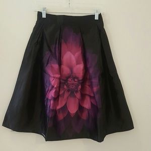 Womens modest flower skirt