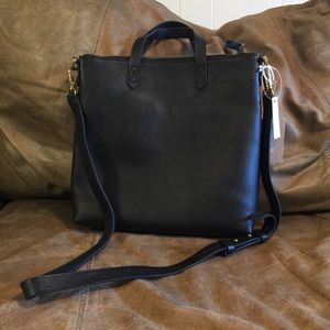 NWT Madewell mini transport tote true black