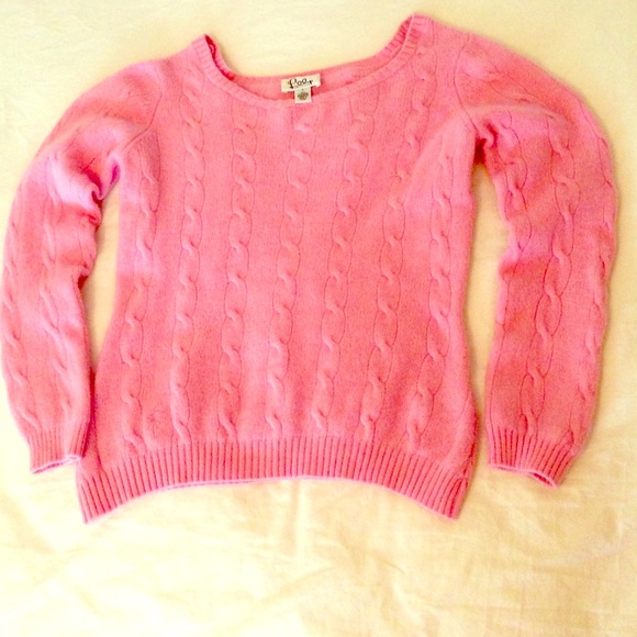 Lilly Pulitzer Other - LILLY PULITZER 100% cashmere girls pink sweater