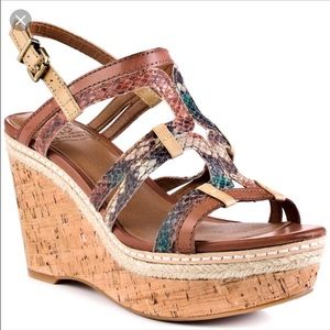 Lucky Brand Keena Wedge Espadrille Sandals
