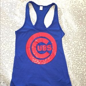 PINK Victoria's Secret racerback Cubs tank