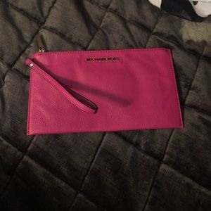 Michael Kors pink wristlet