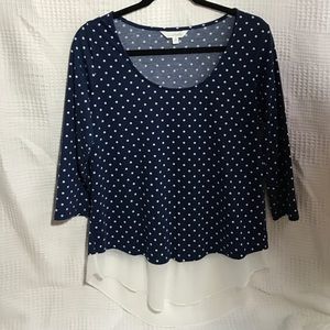 Charming Charlie 3/4 length blouse