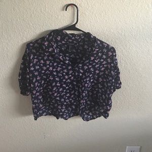 Floral crop top
