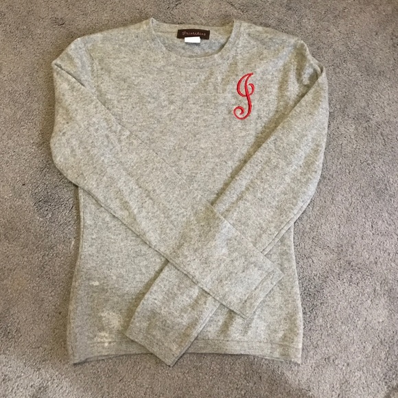 Cashmere "J" sweater