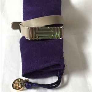 Tory Burch Fitbit Flex Leather Wrap Bracelet