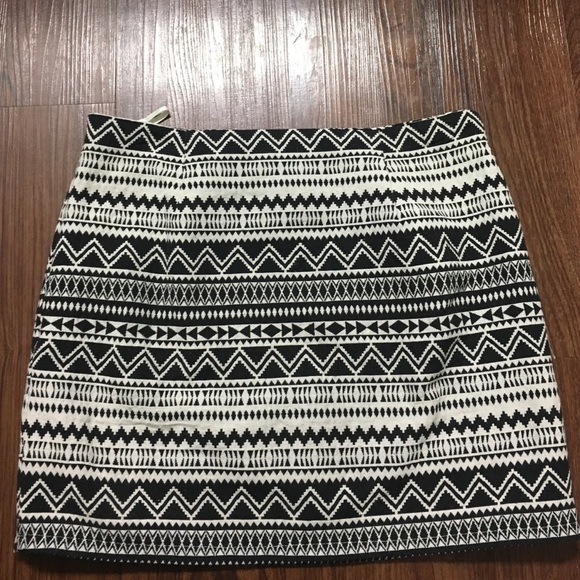 Printed mini skirt