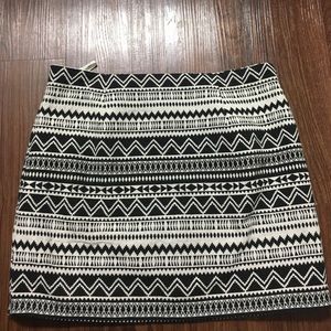 Printed mini skirt