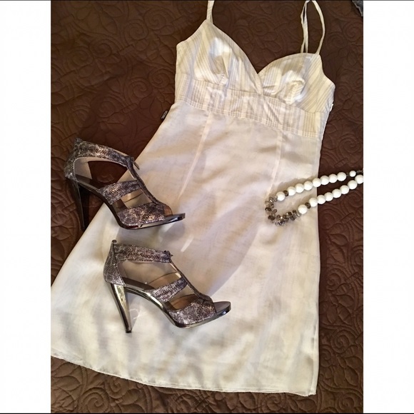 NEW PICS! Moschino Modern Shimmer Dress - Picture 4 of 6