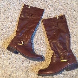 Dark Brown Riding Boots