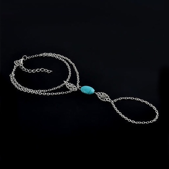 CLOSET CLOSING - Turquoise Anklet/Bracelet - Picture 3 of 4