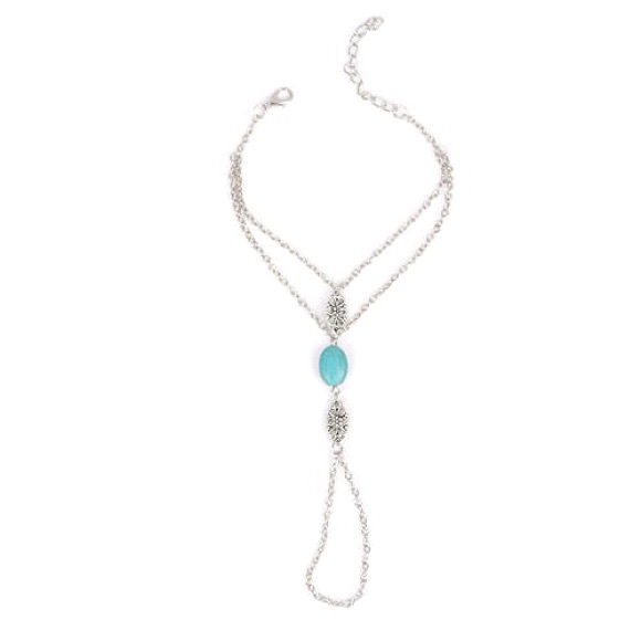 CLOSET CLOSING - Turquoise Anklet/Bracelet - Picture 4 of 4