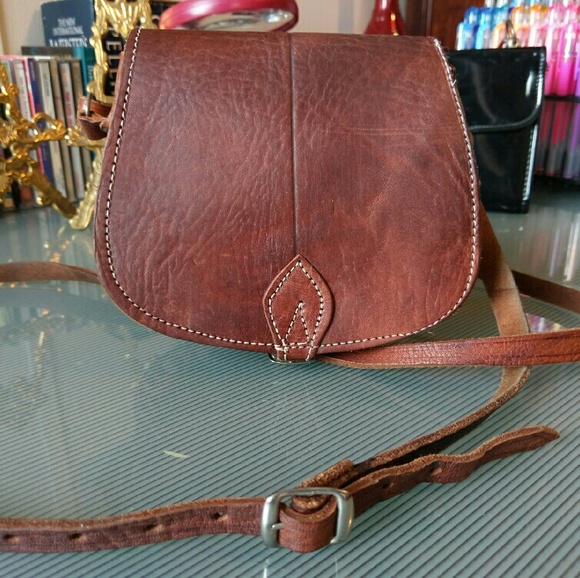 Vintage Handbags - Vintage Leather Festival Bag