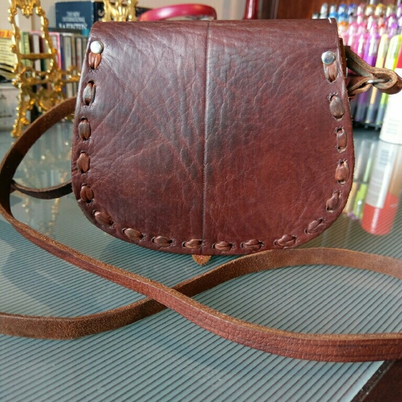 Vintage Leather Festival Bag - Picture 2 of 4