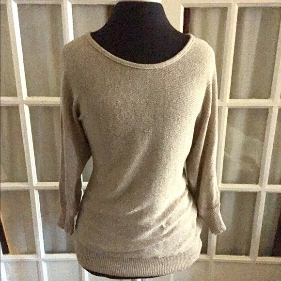 Sparkle and fade pullover sweater
