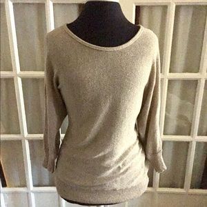Sparkle and fade pullover sweater