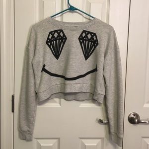 Cropped sweatshirt