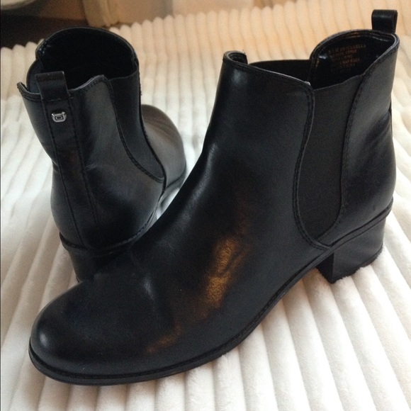 Black booties size 9