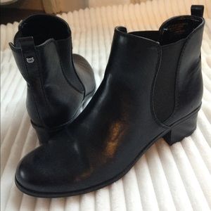 Black booties size 9