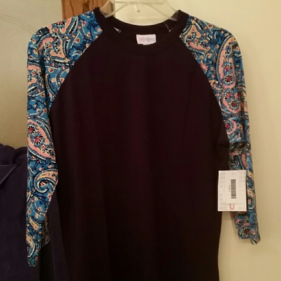 Lularoe Randy with Paisley Sleeves