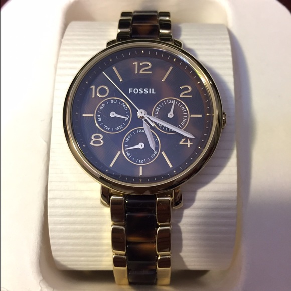 FOSSIL Gold Watch in Holiday Gift Box main image 4