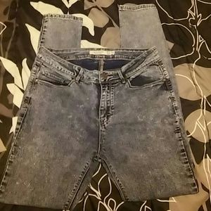 High waist skinny jeans