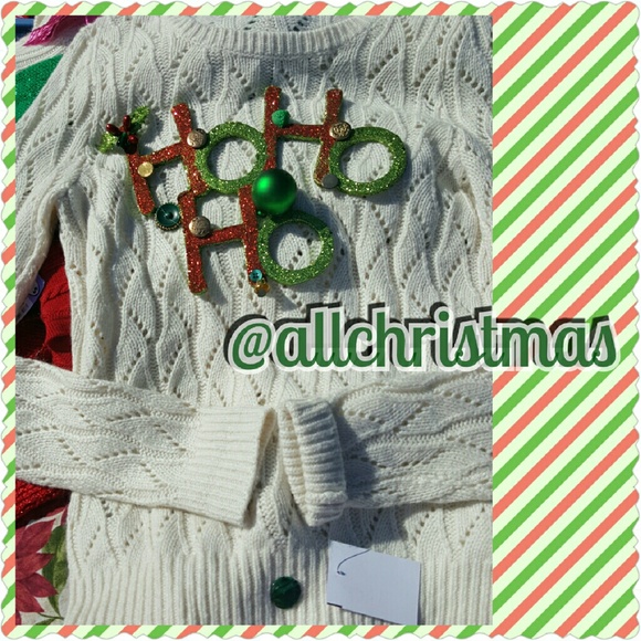Ann Taylor Loft Pretty Ugly Christmas Sweater