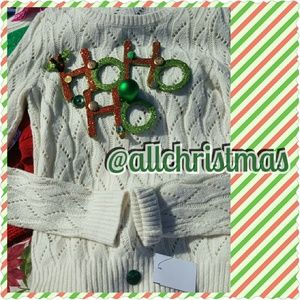 Ann Taylor Loft Pretty Ugly Christmas Sweater