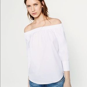 Zara off the shoulder top