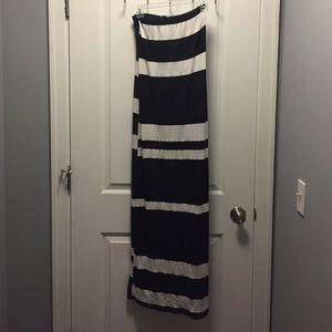 Maxi dress with a slip