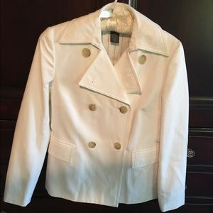 Banana republic cotton pea coat, size xs