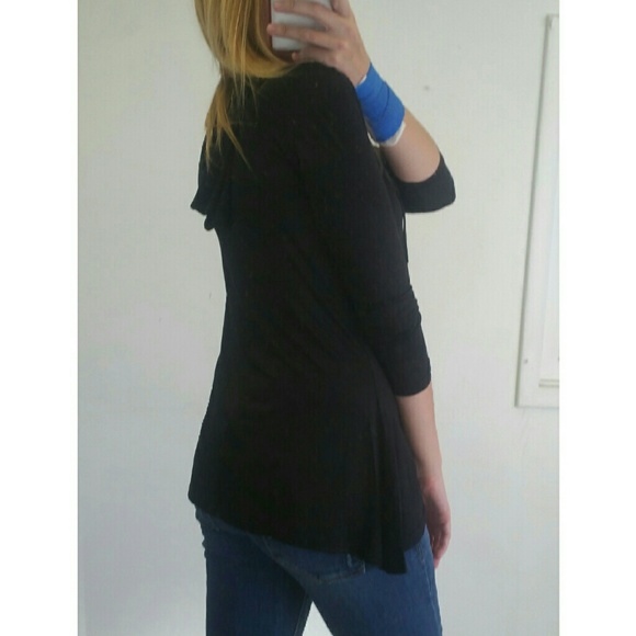 🔴 Last One! Black Hooded Strappy Top - Picture 3 of 3