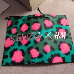 Large kenzo x H&M shopping bag