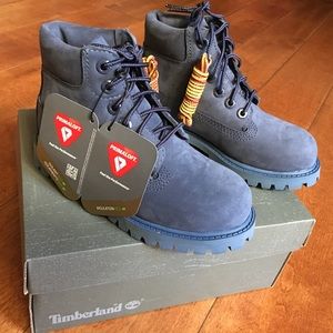 TIMBERLAND PREMIUM WATERPROOF BLUE TODDLER BOOTS
