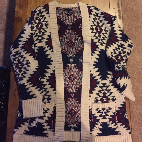 Aztec Multi-colored Cardigan!