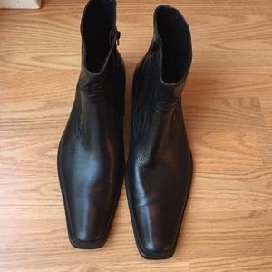 Kenneth Cole Reaction Men's Black Leather Boots