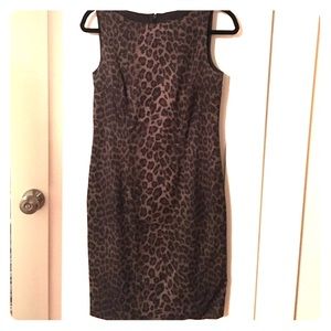Ann Taylor Leopard Print Dress