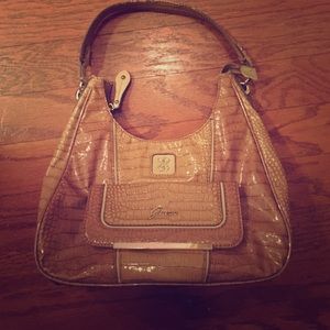 Guess croc cool purse
