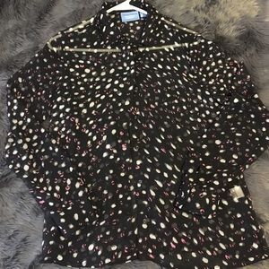 Simply Vera wang sheer blouse