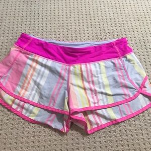 colorful lululemon shorts