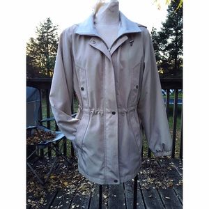 St. John's Bay ladies lightweight beige coat 🍂
