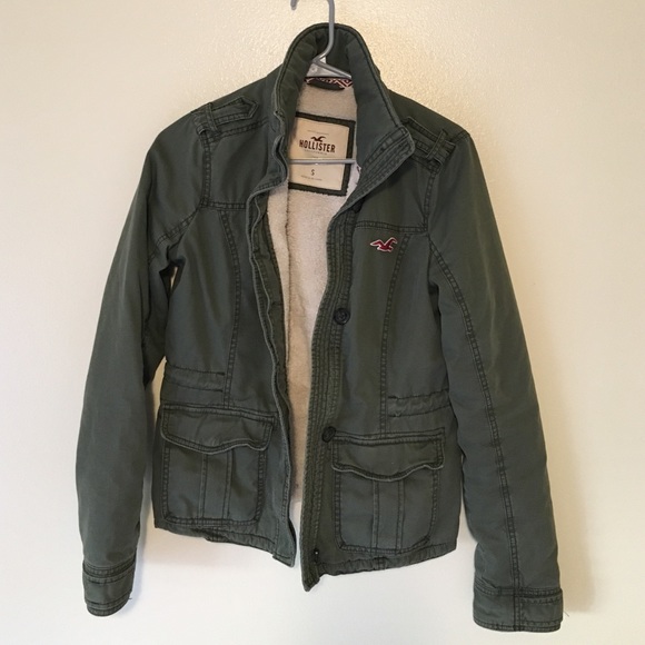 Hollister Jackets & Blazers - Green utility holister jacket