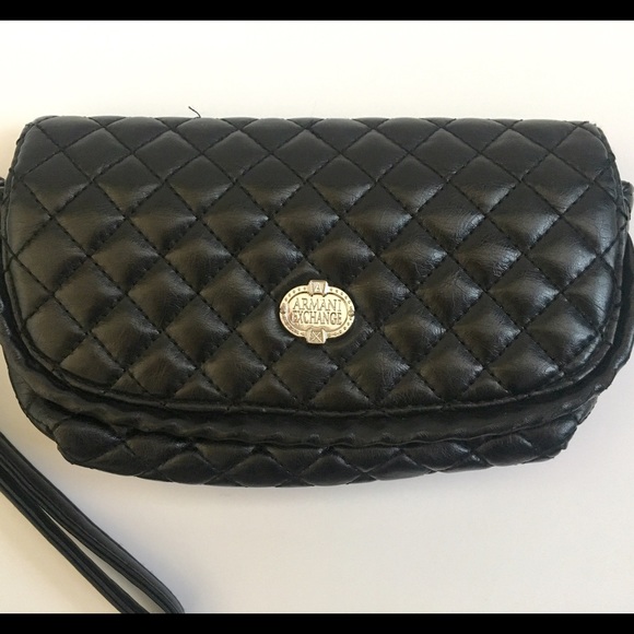 Armani Exchange Handbags - Armani Exchange Quilted Clutch Wristlet