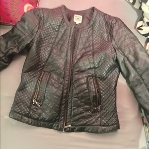 Faux Leather Jacket