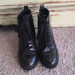 Steve Madden Black Booties