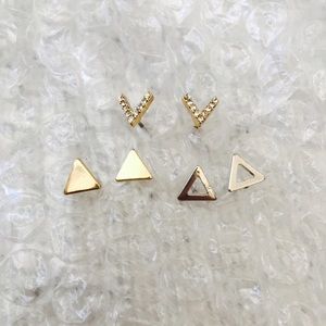 Topshop rhinestone earring bundle