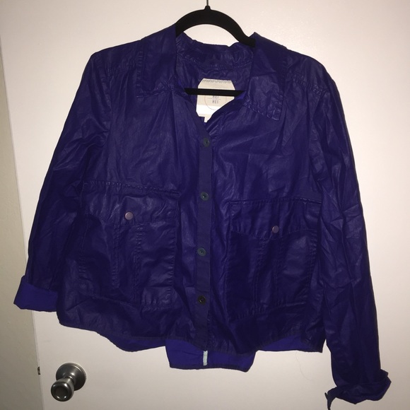 Anthropologie Coated Utility Swing Jacket - Picture 2 of 3