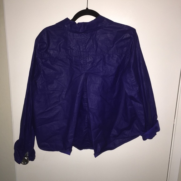 Anthropologie Coated Utility Swing Jacket - Picture 3 of 3