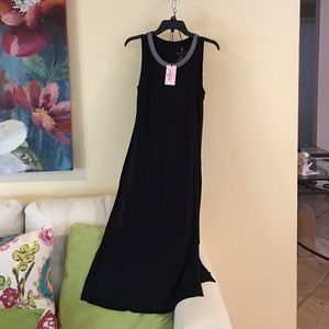Juicy Couture black Side Slit Dress